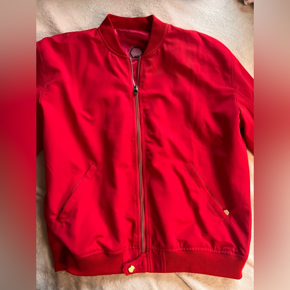 Red MODIV bomber jacket - Picture 2 of 3